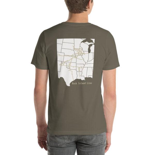 Rock Island Historic Railroad Line Tee - Image 2