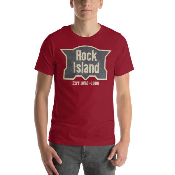 Rock Island Historic Railroad Line Tee - Image 4